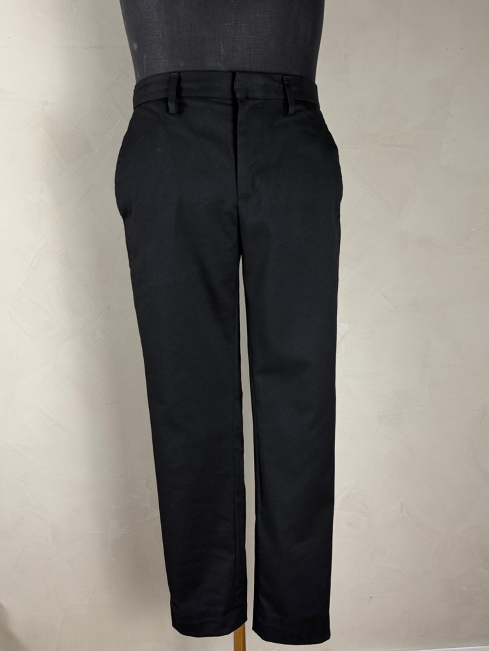 Banana Republic Black Slim Chino Pants 30S Tailored Stretch